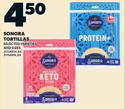 Independent Grocer Sonora Tortillas offer