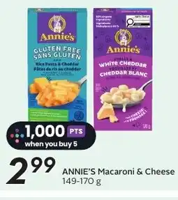 Sobeys ANNIE'S Macaroni & Cheese offer