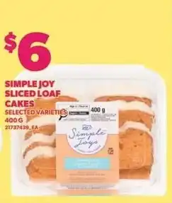 Independent Grocer Simple Joy Sliced Loaf Cakes offer