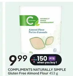 Sobeys COMPLIMENTS NATURALLY SIMPLE Gluten Free Almond Flour offer