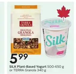Sobeys SILK Plant-Based Yogurt offer