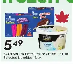 Sobeys SCOTSBURN Premium Ice Cream offer