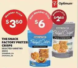 Independent Grocer The Snack Factory Pretzel Crisps offer