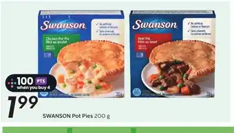 Sobeys SWANSON Pot Pies offer