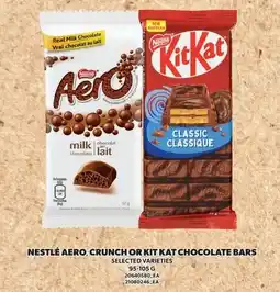 Independent Grocer Nestlé Aero, Crunch, or Kit Kat Chocolate Bars offer