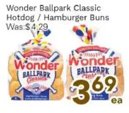 Ample Food Market Wonder Ballpark Classic Hotdog/Hamburger Buns offer