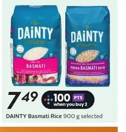 Sobeys DAINTY Basmati Rice offer