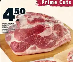 Independent Grocer Pork Picnic Roast offer