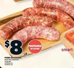 Independent Grocer Pork Sausages offer