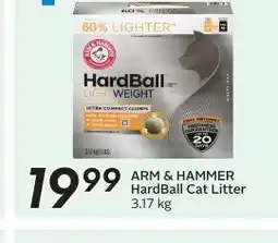 Sobeys ARM & HAMMER HardBall Cat Litter offer