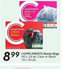 Sobeys COMPLIMENTS Waste Bags offer