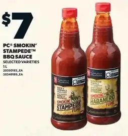 Independent Grocer PC Smokin Stampede BBQ Sauce offer
