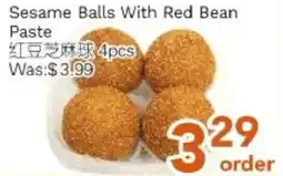 Ample Food Market Sesame Balls With Red Bean Paste offer
