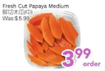 Ample Food Market Fresh Cut Papaya Medium offer