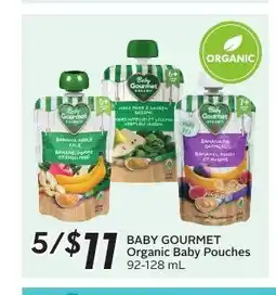 Sobeys BABY GOURMET Organic Baby Pouches offer