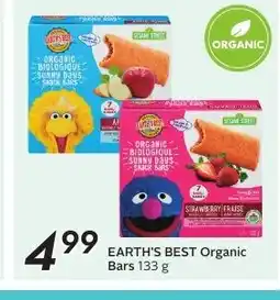 Sobeys EARTH'S BEST Organic Bars offer