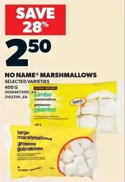 Independent Grocer No Name Marshmallows offer