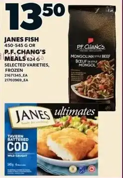 Independent Grocer Janes Fish or P.F. Chang's Meals offer