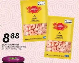 Sobeys EIGHT TREASURES Cooked and Peeled Shrimp offer