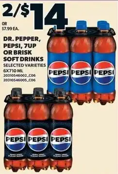 Independent Grocer Dr. Pepper Pepsi, 7up or Brisk Soft Drinks offer