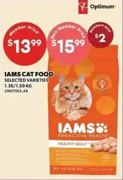 Independent Grocer Iams Cat Food offer