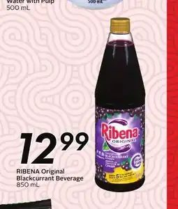 Sobeys RIBENA Original Blackcurrant Beverage offer
