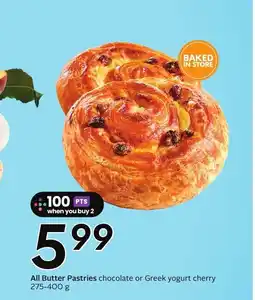 Sobeys All Butter Pastries offer