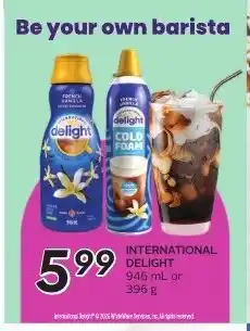 Sobeys INTERNATIONAL DELIGHT offer