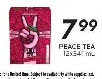 Sobeys PEACE TEA offer