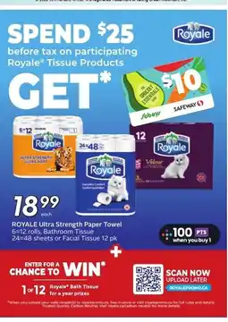 Sobeys ROYALE Ultra Strength Paper Towel offer