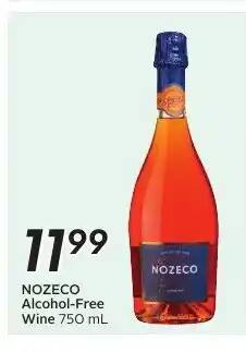 Sobeys NOZECO Alcohol-Free Wine offer
