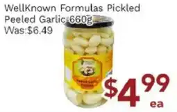 Ample Food Market Wellknown Formulas Pickled Peeled Garlic offer