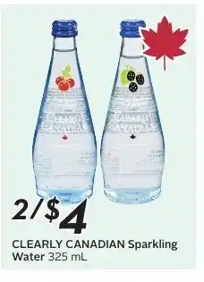 Sobeys CLEARLY CANADIAN Sparkling Water offer