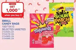 Wholesale Club Small candy bags offer