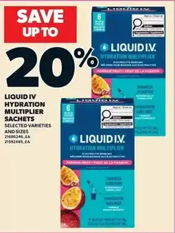 Independent Grocer Liquid IV Hydration Multiplier Sachets offer
