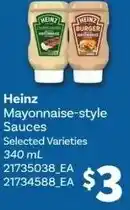 Independent Grocer Heinz Mayonnaise-style Sauces offer