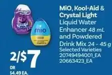 Independent Grocer MiO, Kool-Aid & Crystal Light offer