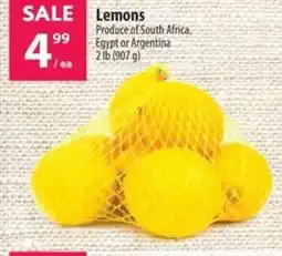 Co-op Lemons offer
