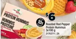 Independent Grocer Roasted Red Pepper Protein Hummus offer