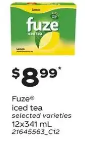 Independent Grocer Fuze Iced Tea offer