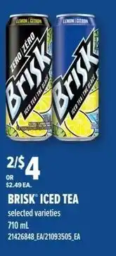 Independent Grocer Brisk Iced Tea offer