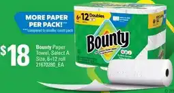 Independent Grocer Bounty Paper Towel, Select A Size offer