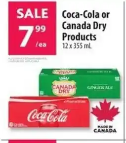 Co-op Coca-Cola or Canada Dry Products offer