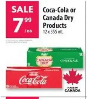 Co-op Coca-Cola or Canada Dry Products offer