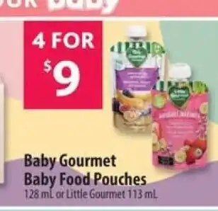 Co-op Baby Gourmet Baby Food Pouches offer