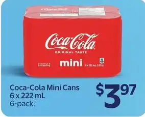 Walmart Coca-Cola Mini Cans offer