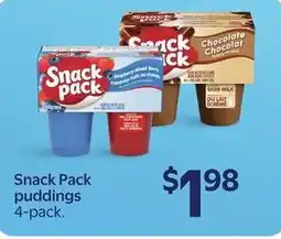 Walmart Snack Pack puddings offer