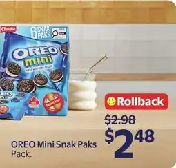 Walmart OREO Mini Snak offer