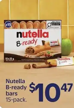 Walmart Nutella B-ready bars offer