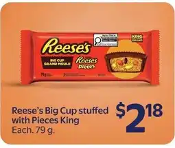Walmart Reese's Big Cup stuffed with Pieces King offer